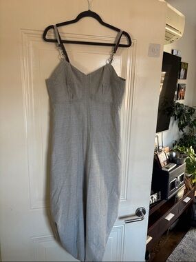 3.1 Phillip Lim Light Gray Tailored Sleeveless dress